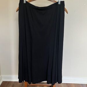 Chic Black A-Line Women's Skirt